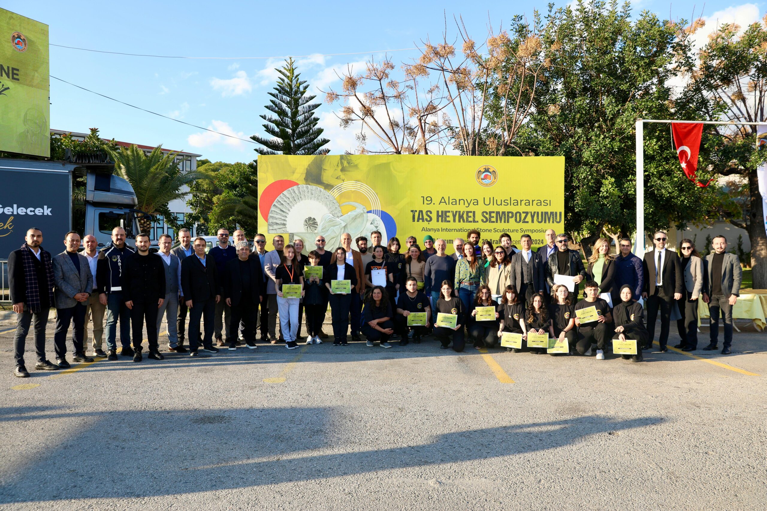 19.ALANYA ULUSLARARASI TAŞ HEYKEL SEMPOZYUMU SONA ERDİ