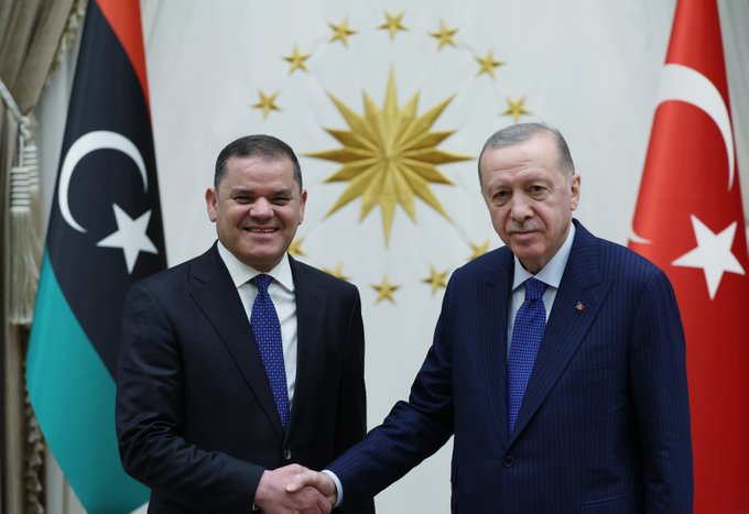 Cumhurbaşkanlığı'nda Türkiye-Libya görüşmesi