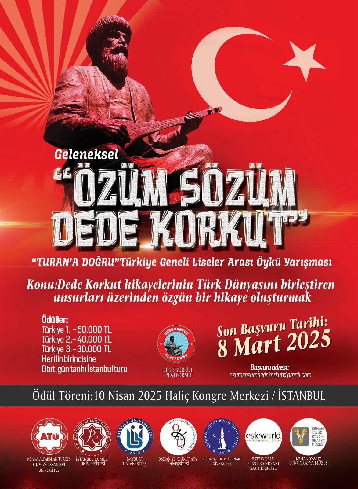 Türkiye geneli liseler arası “Özüm Sözüm Dede Korkut” öykü yarışması başlıyor – Birlik Haber Ajansı