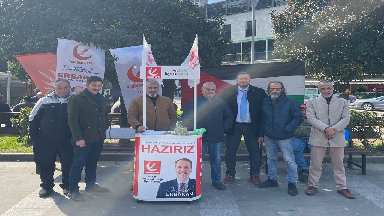Yeniden Refah Partisi Pazar’da üye çalışmalarını sürdürüyor – Birlik Haber Ajansı