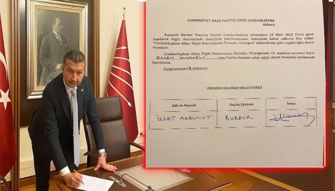 CHP Burdur Milletvekili İzzet Akbulut’tan Ekrem İmamoğlu’na tam destek – Birlik Haber Ajansı