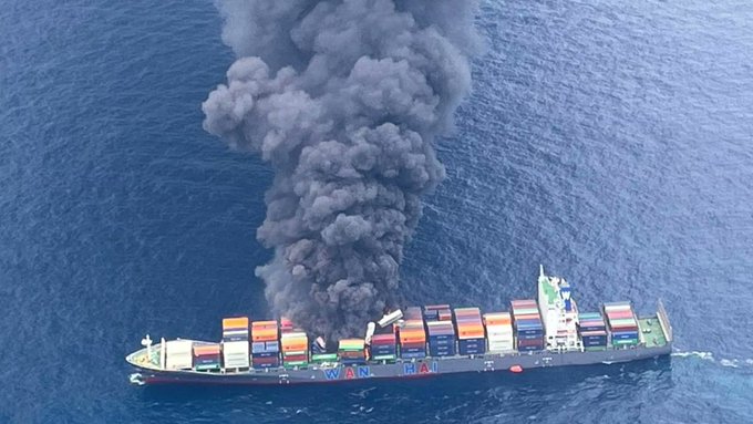 Hindistan açıklarında yük gemisinde patlama: 4 mürettebat kayıp – Birlik Haber Ajansı