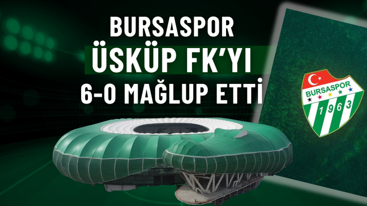 Bursaspor, Üsküp FK’yı 6-0 mağlup etti – Birlik Haber Ajansı