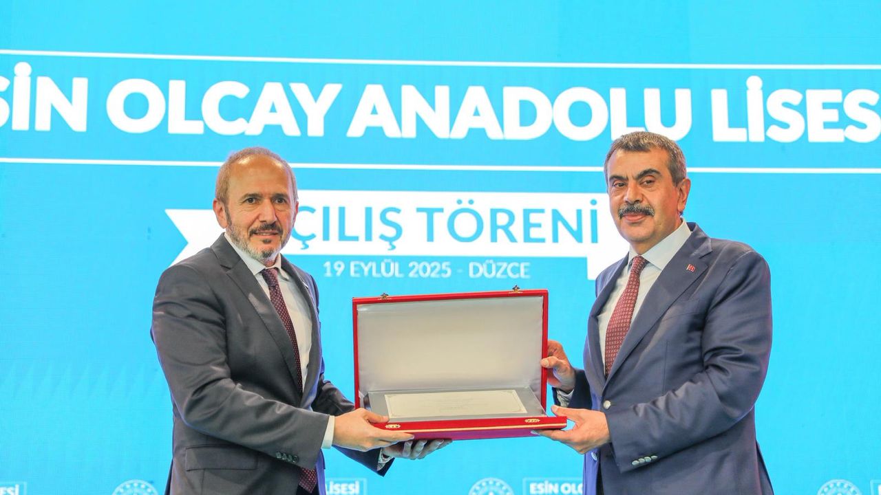 Düzce Esin Olcay Anadolu Lisesi’nin açılışını bakan Tekin yaptı – Birlik Haber Ajansı