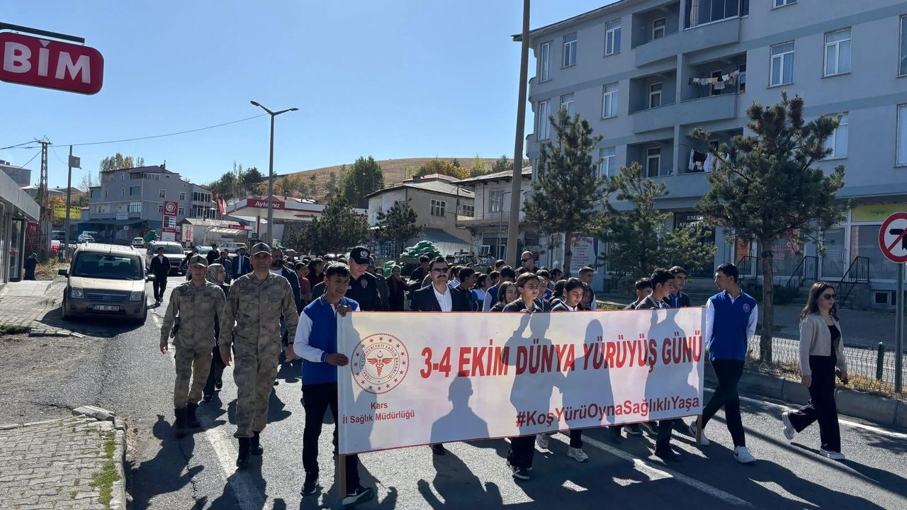Susuz’da "Dünya Yürüyüş Günü" etkinliği düzenlendi