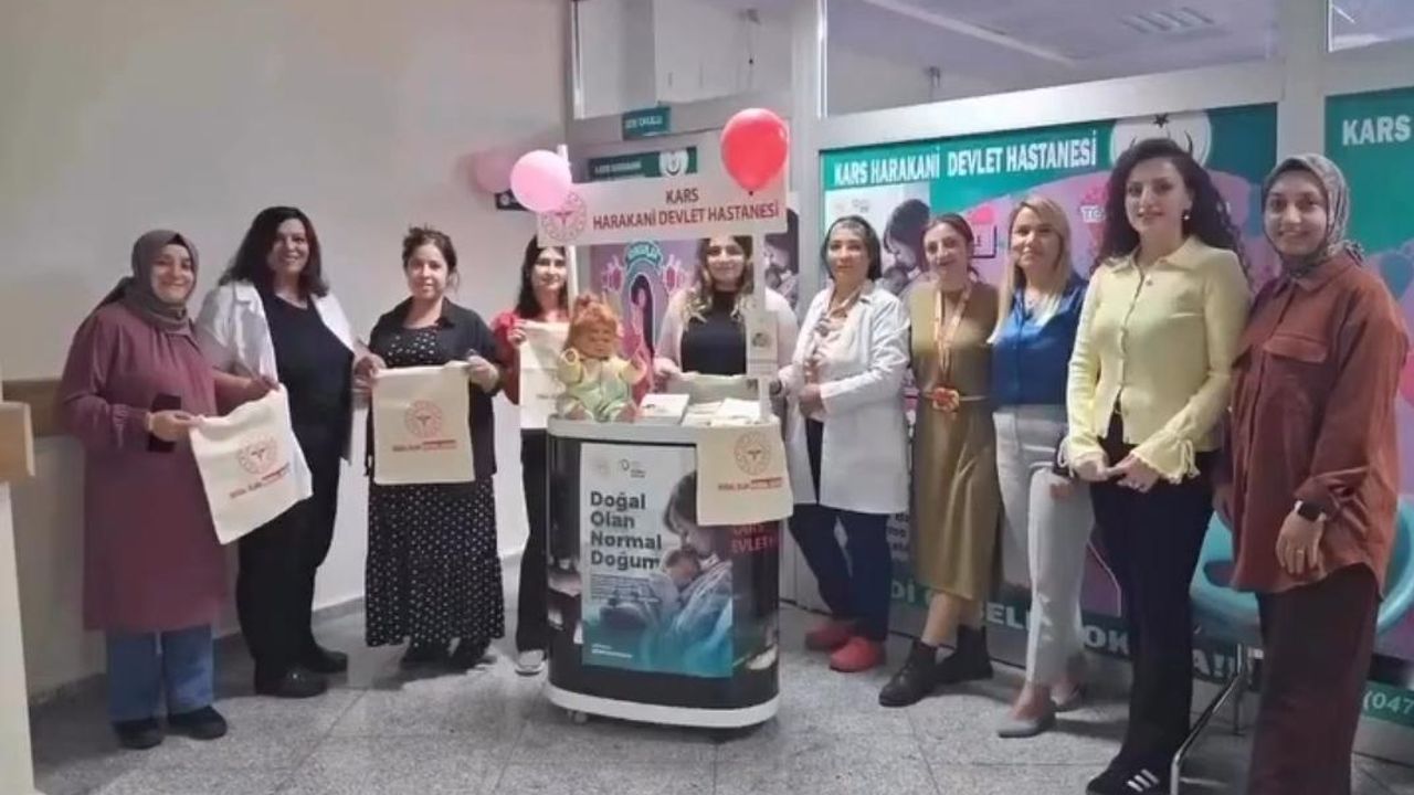 Kars Harakani Devlet Hastanesi’nde “1-7 Ekim Normal Doğum Haftası” etkinliği – Birlik Haber Ajansı