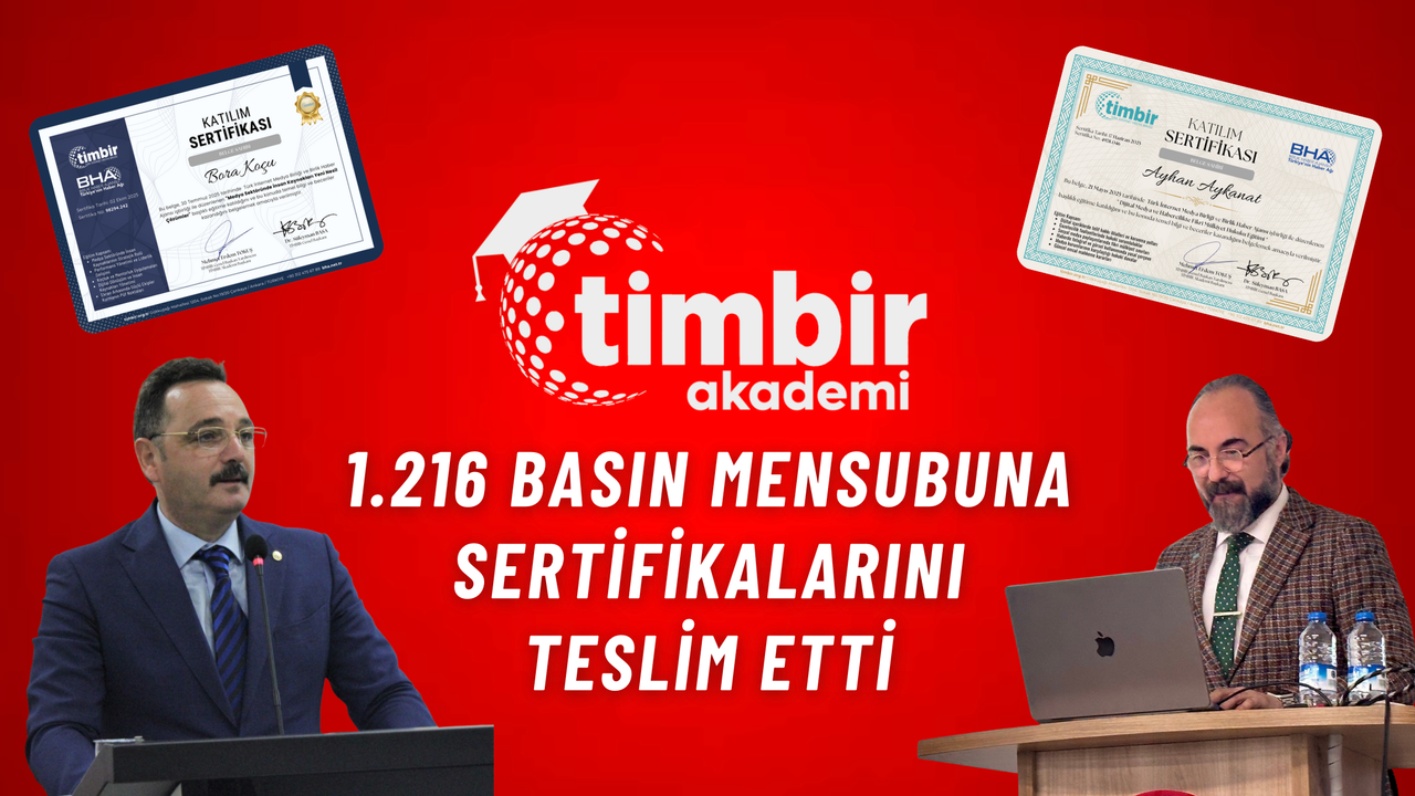 TİMBİR Akademi, 1.216 basın mensubuna sertifikalarını teslim etti – Birlik Haber Ajansı