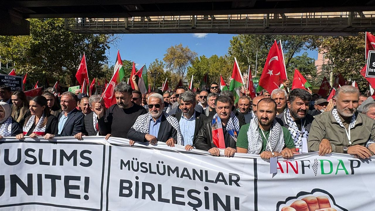 Ankara’da Gazze kararlılık yürüyüşü başladı – Birlik Haber Ajansı