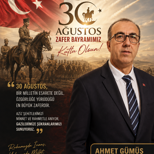 ​Milli Diriliş Partisi Genel Başkanı Ahmet Gümüş, 30 Ağustos Zafer Bayramı’nın 104. yıl dönümü